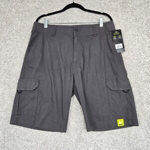 Lee Extreme Motion Crossroads Cargo Shorts mens 34 stretch Gray Anthracite NEW